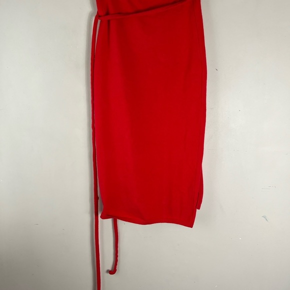 For Love And Lemons Brady Midi Skirt Red Size Small NEW NWT Wrap - Picture 5 of 14